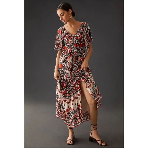 Anthropologie Dresses & Skirts - New Anthropologie Tiered Maxi Dress Size Small